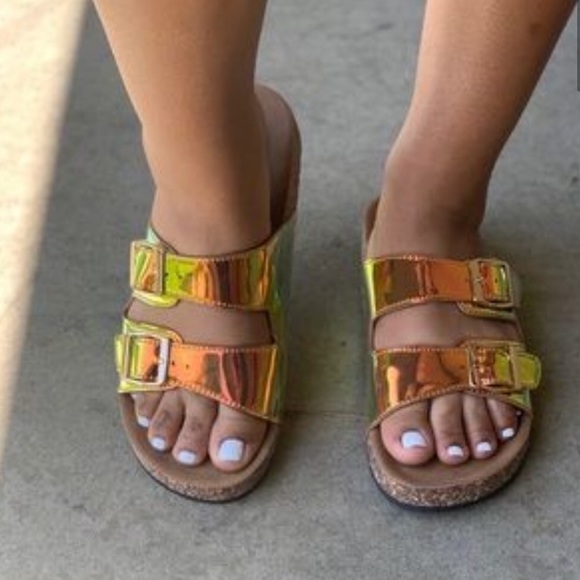 Shoes - Hologram Sandals🌈